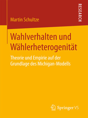 cover image of Wahlverhalten und Wählerheterogenität